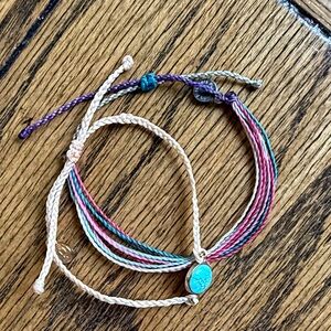 Pura Vida Colorful Bracelet with Turquoise Charm
